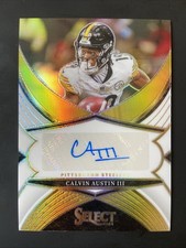 2024 Panini Select - Calvin Austin III /50 #SSP-CAN Silver Prizm (AU)