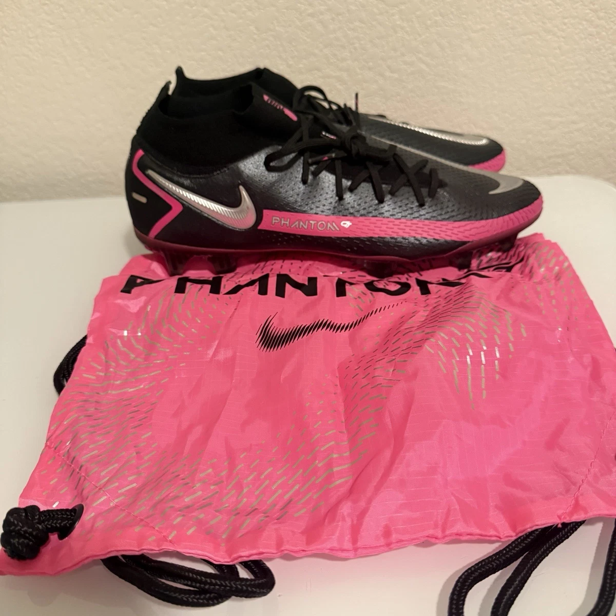 Nike Phantom GT Elite DF FG Black Pink Blast for Sale