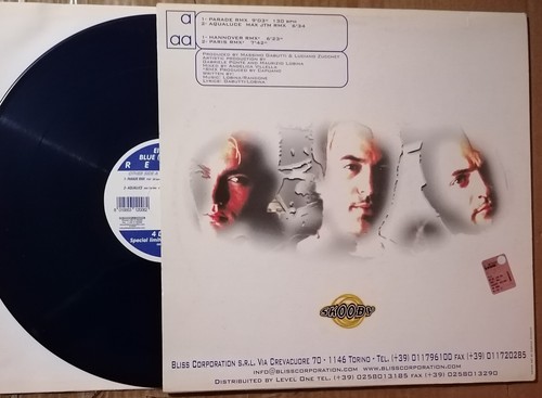 EIFFEL 65 BLUE (Da Ba Dee) Vinile 12 Blu Limited Edition Remix 1999 - Vinyl Blue - Foto 3 di 7