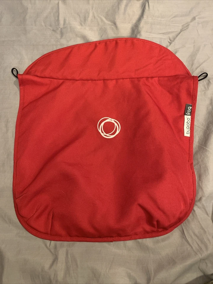 Bugaboo Frog Stroller Bassinet Apron + Bassinet Cover + Storage Basket Bag RED - Image 4 of 4