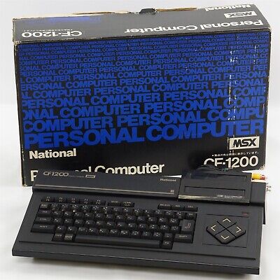 National MSX CF1200 Personal Computer Boxed Tested JAPAN Game 5DBMC15516 |  eBay