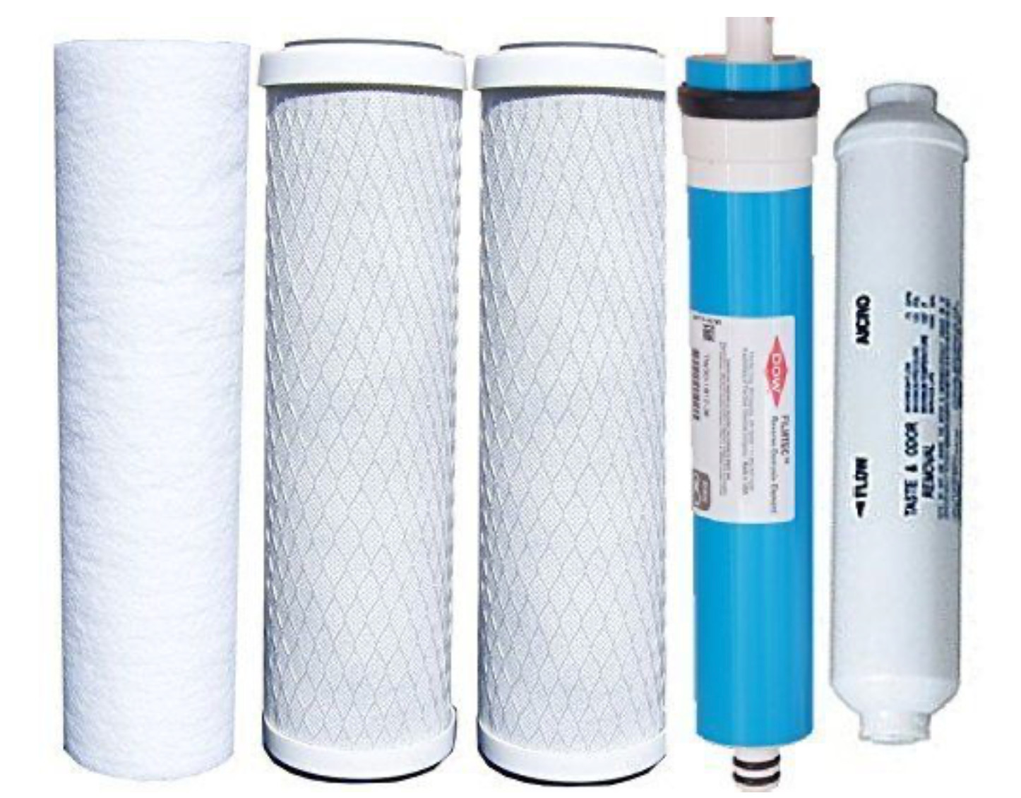 Set 5 Pcs W/ Filmtec 50 Gpd
