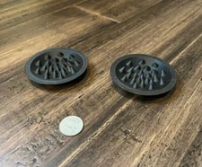 Pair Spiked Nipple Pads BDSM Toy 