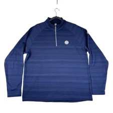 Professional Golfers Association PGA Ooray 1/4 Zip Sweater Mens Large Blue