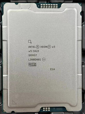 Intel Xeon w5-3423 CPU Processor 3GHZ.1-4.2GHz 12-Core 30MB FC-LGA16A LGA-4677