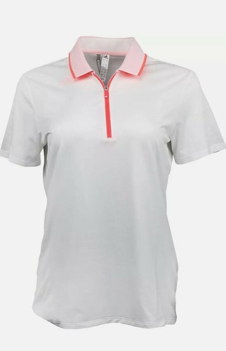 Adidas Aeroready Engineered Golf Top 1/4 Zip Farbe weiß - Damengröße Medium - Bild 1 von 7