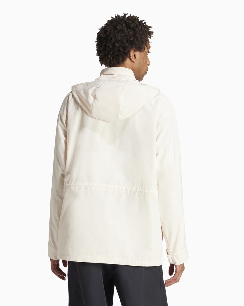 New adidas Originals Premium Windbreaker in Wonder White IU0216