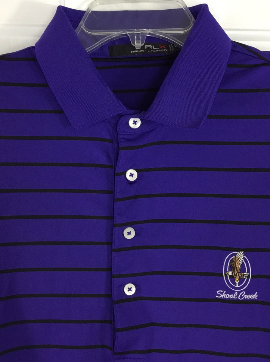 Ralph Lauren Polo Shirt Adult Large Purple Golf RLX Lightweight