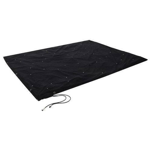 4*4m LED Stage Wedding Starry Sky Cloth Backdrop Stage Background Curtain Set - Afbeelding 23 van 24