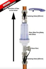 Euro Filter Junior Basic (Sieve) 95% Central Heating Boiler Filter - Ferroli