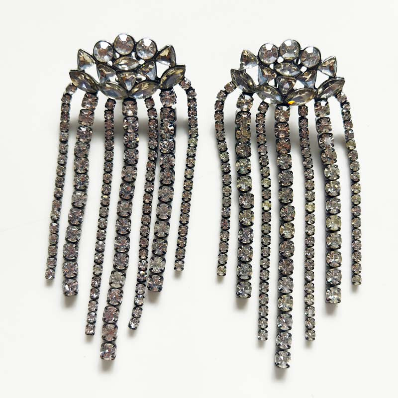 New Zara Tassel Drop Statement Earrings Gift Chic Women Party Vacation Jewelry