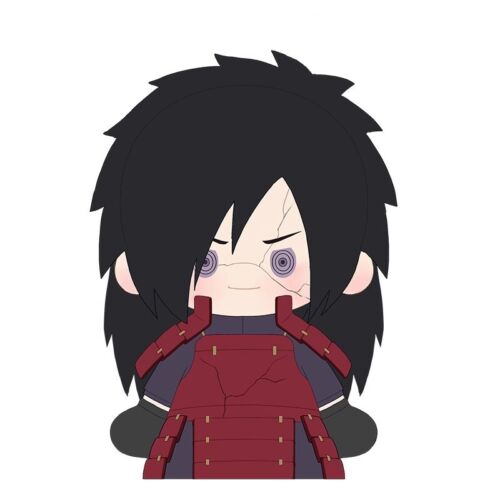 Peluche pupazzo Naruto Uchiha Madara 40 cm cuscino imbottito vestito giocattolo anime regalo YZ - Foto 5 di 5