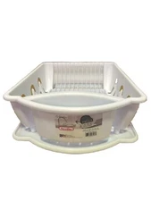 Sterilite 06218006 Small Dish Drainer, White Brand New