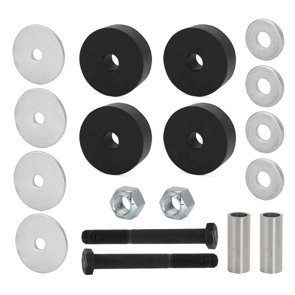 Kit de montaje de núcleo de perno de almohadilla de marco de soporte de radiador para Ford F100 F150 F250 1965-1979 Foto 3 de 4