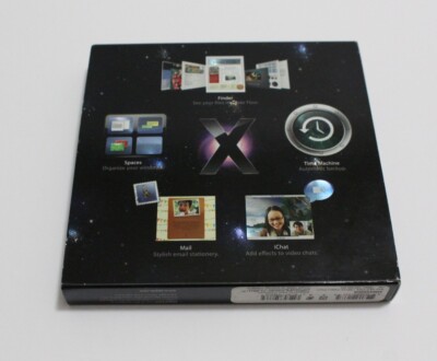 VG+ Apple MAC OS X Leopard v10.5.1 Retail Version MB427Z/A w