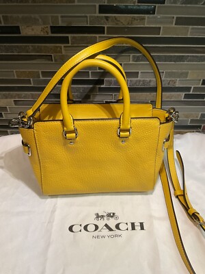Coach Mini Blake Carryall Leather Satchel/Shoulder/Crossbody Bag