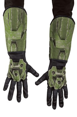 Master Chief Infinite Gloves Halo Fancy Dress Halloween Child Costume Accessory