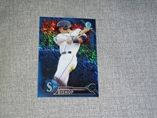 2016 Bowman Chrome Prospects Blue Shimmer Refractor Braden Bishop #BCP243 Rookie