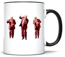 TRUMP SHUFFLE FUNNY COFFEE MUG TRUMP DANCE CUP CHRISTMAS GIFT GIFTS FOR HIM DAD