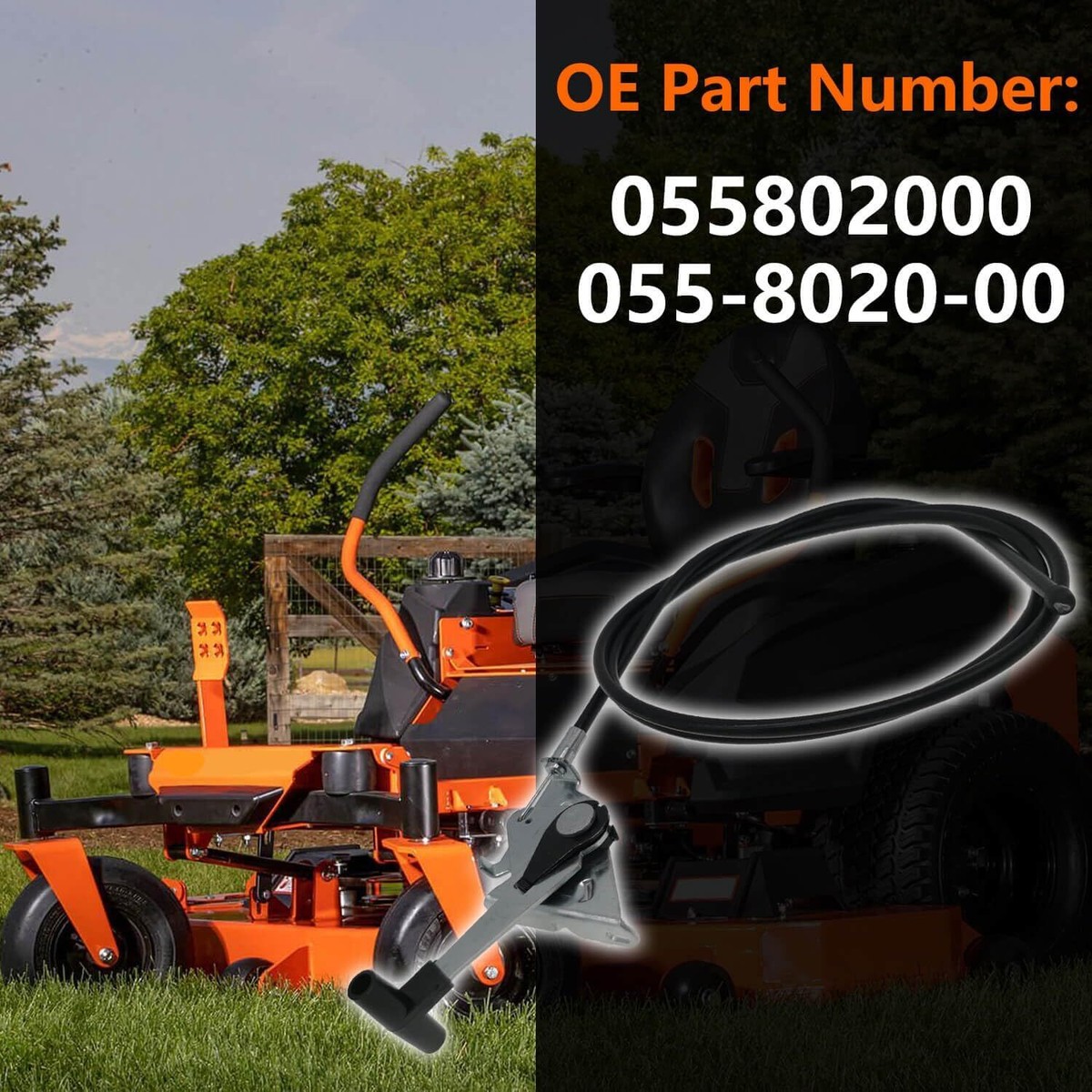 New 054-8017-00 054801700 Choke Cable For Several Bad Boy Mower Models - View #8