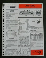 Revue technique BMW 316