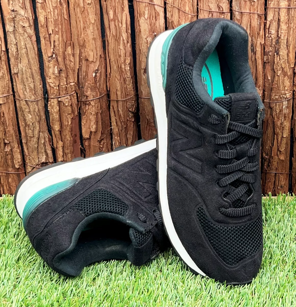 New Balance 574 Sonic Black running shoes sneakers US 5.5 UK 5 EUR