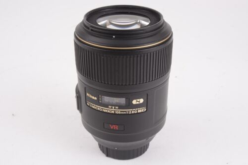 Nikon NIKKOR AF-S 105mm f/2.8 VR Prime Macro Telephoto Camera Lens #T-62025