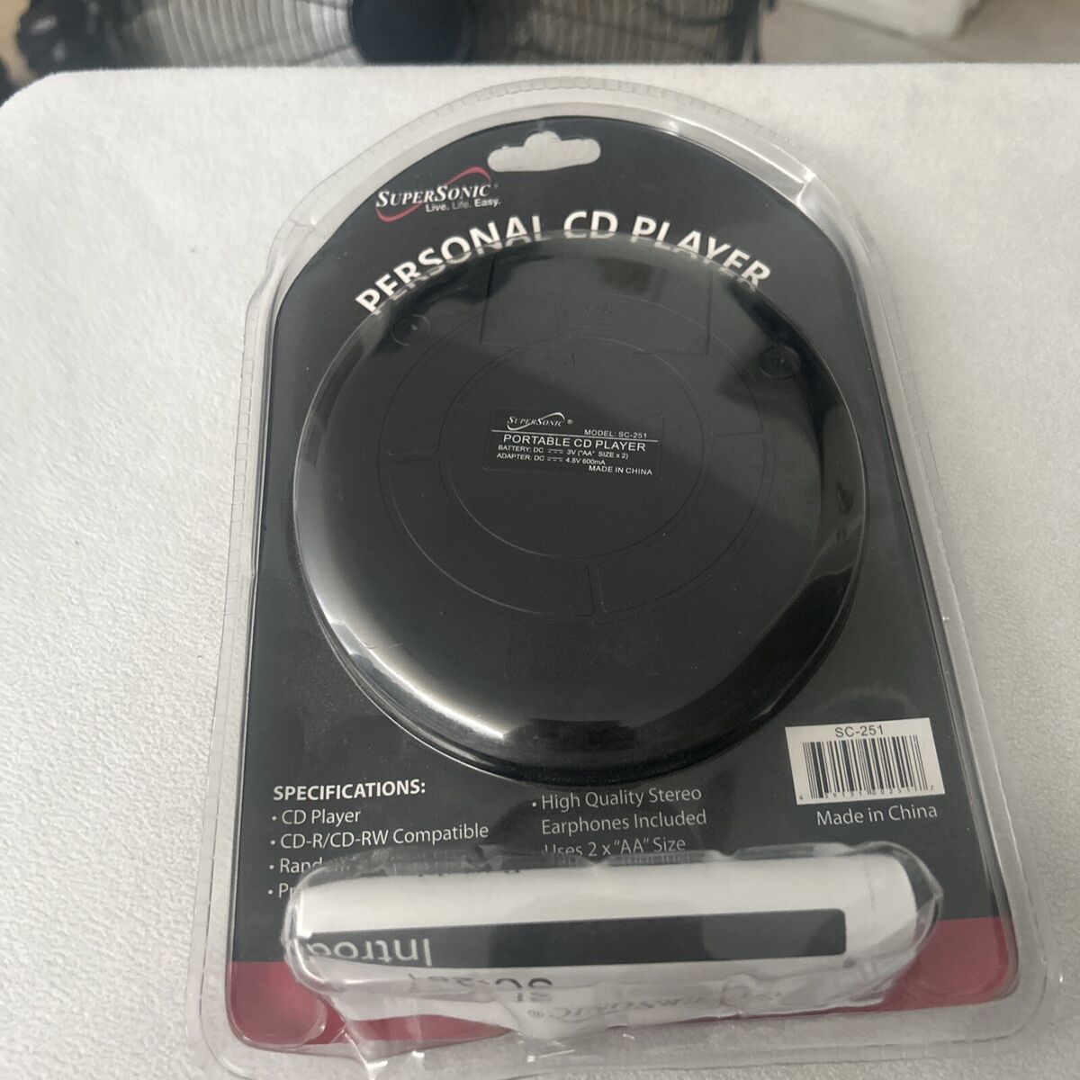 Supersonic SC251, Personal CD Player 639131002517| eBay Supersonic SC251, Personal CD Player 639131002517| eBay