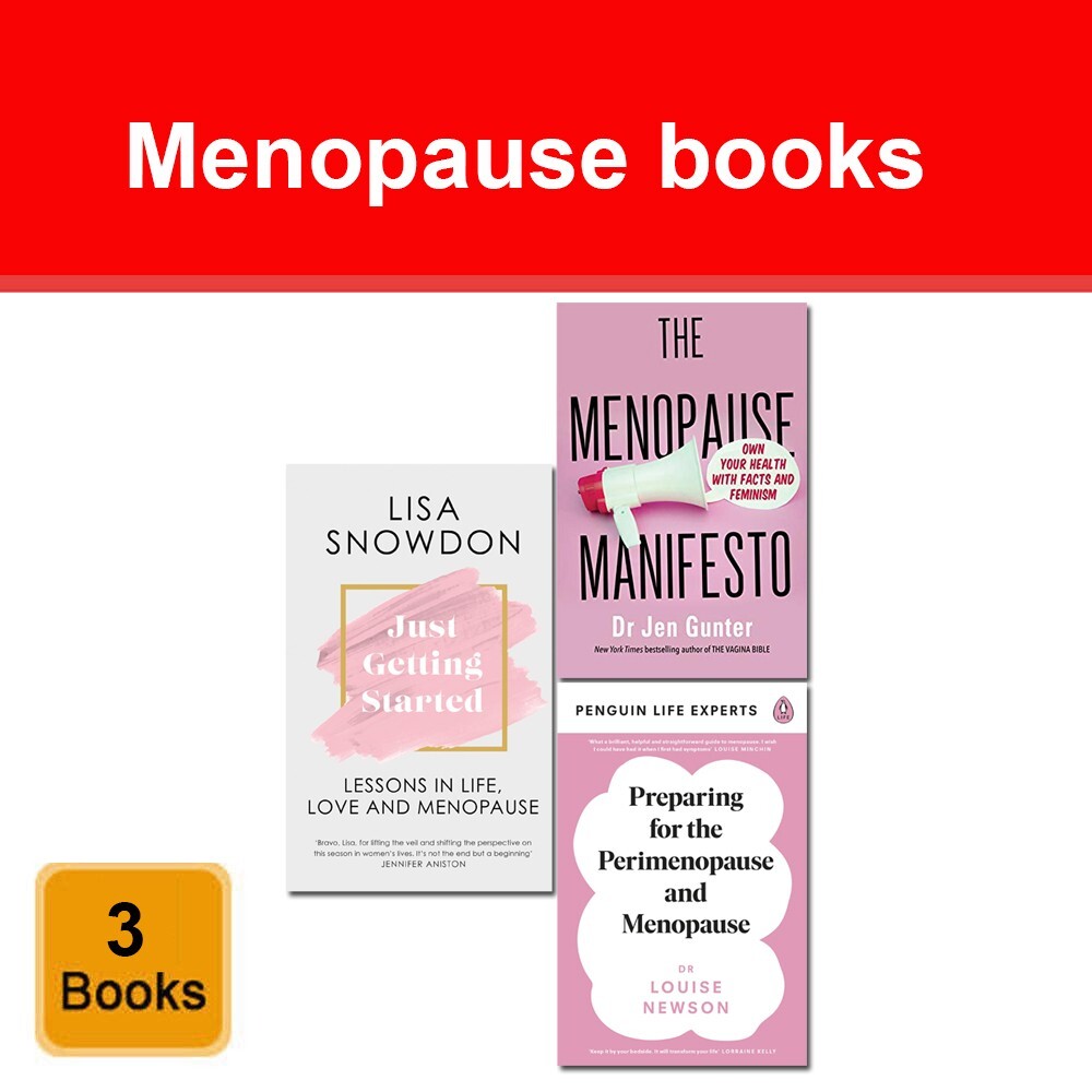 Just Getting Started, Menopause Manifesto, Preparing for Perimenopause 3 books