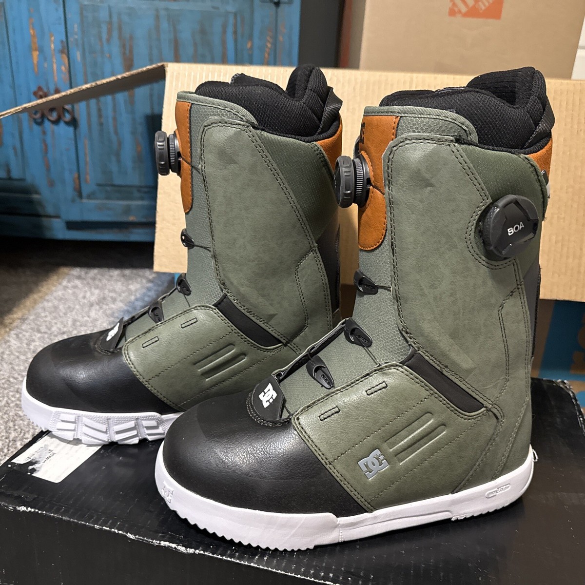 DC Men's CONTROL Snow Boots - ADY0100035 - Olive Camo - US Size