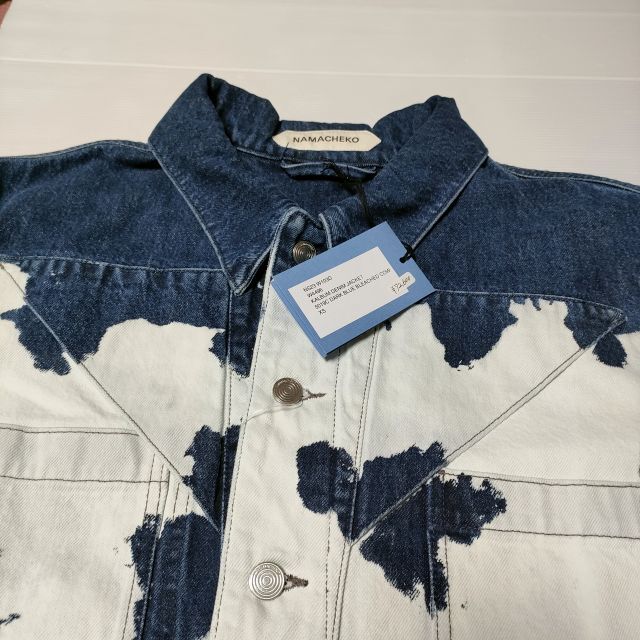 あたい　Namacheko denim jacket NAMACHEKO New KALBUM DENIM JACKET Denim Jacket White blue 3