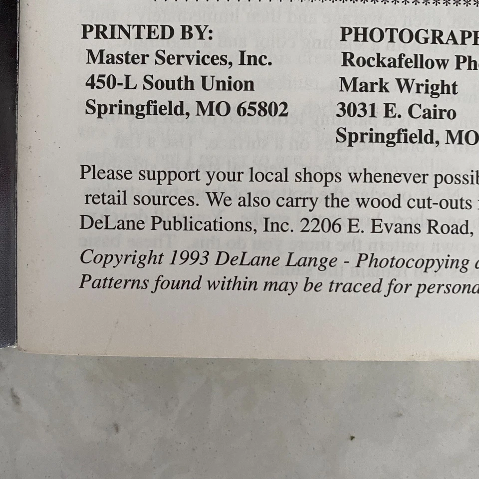 Angels by DeLane Lange 1993 DeLane Paints Tole Painting Patterns Designs Book - Image 3 of 4