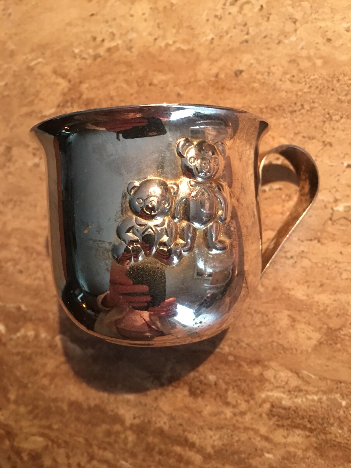 Silver Godinger Baby Infant Drinking Cup Teddybears Silver Art Co ...