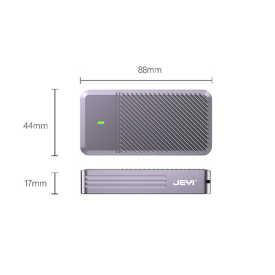 JEYI Thunderbolt5 Hard Disk Box m2 6000MB/s 4USB Solid NVMe jhl9480 External MAC