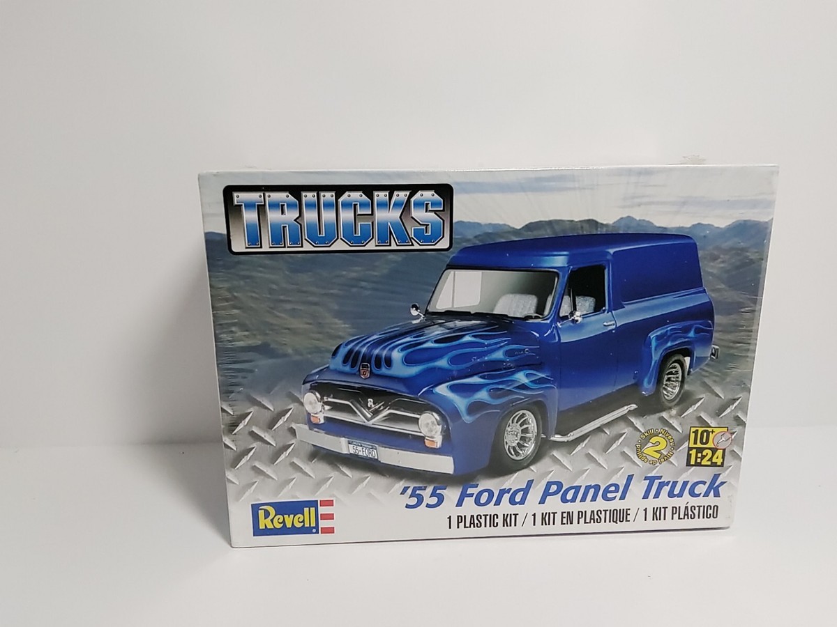 Revell 1955 '55 Ford Panel Van Truck Model Kit 85-4337 1/24 NEW Open Box Revell 1955 '55 Ford Panel Van Truck Model Kit 85-4337 1/24 NEW Open Box