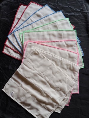 10 pc wash cleaning cloth set for kitchen or bath 100% cotton FREE SHIPPING 