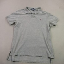 Polo Ralph Lauren Shirt Mens XL Short Sleeve Lightweight Gray Casual Pony