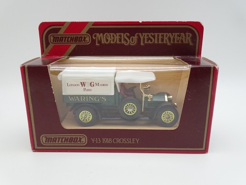 NIB Matchbox Models Of Yesteryear - Y13 1918 Crossley London Waring's - Picture 7 of 8