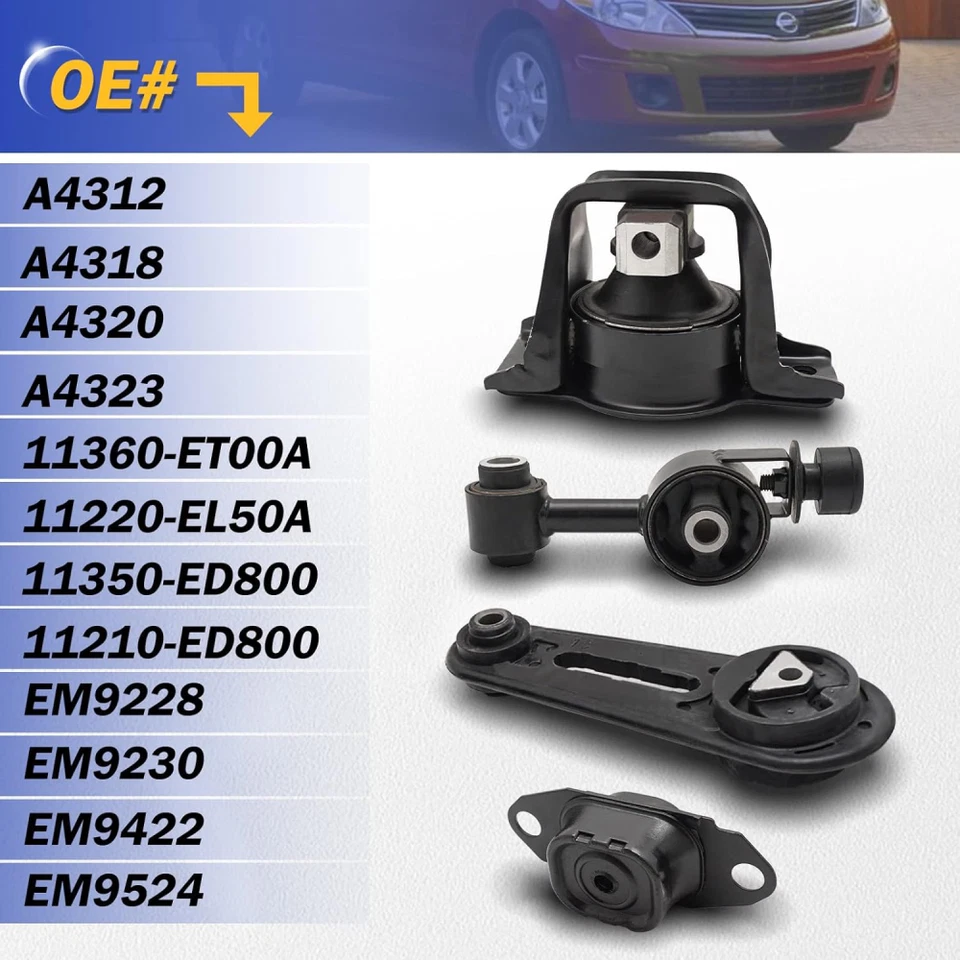 Kit de montaje de motor y transmisión automática para Nissan Versa Cube 2007-2012 1,8 L Foto 4 de 4