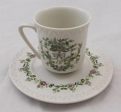 Villeroy And Boch Trianon Coffee Espresso Cup And Saucer Ebay