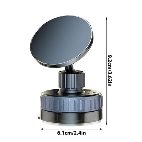 360° Adjustable Strong Magnetic Vacuum Suction Cup Car Phone Holder Mount Stand - Picture 15 of 24
