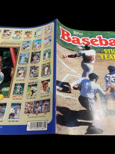 1984 pegatina de béisbol Topps MLB anuario MLB Topps salutes 23 años de grandeza - Imagen 6 de 6