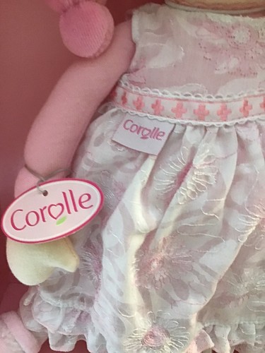 14” COROLLE BABY PLUSH STUFFED GIRL MADE IN FRANCE New Never Out Of Box No Lid - Picture 4 of 7