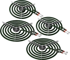 Electric Range Burner Element Replacements Set 2Pc 8" MP21YA And 2Pc 6" MP15YA