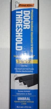 4 Frost King Premium Low Profile Door Threshold Aluminum Black 3-3/4 inch x 36"