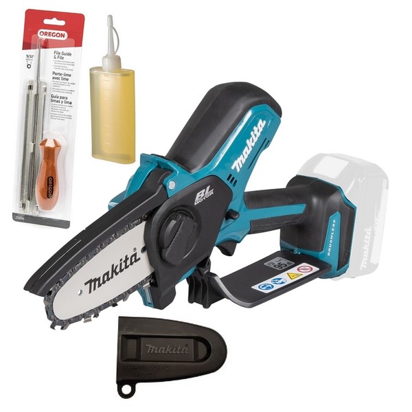 Makita Akku AstsäGe 18V 10 Cm DUC101Z Solo KettensäGe Kettenfeile ÖL-image
