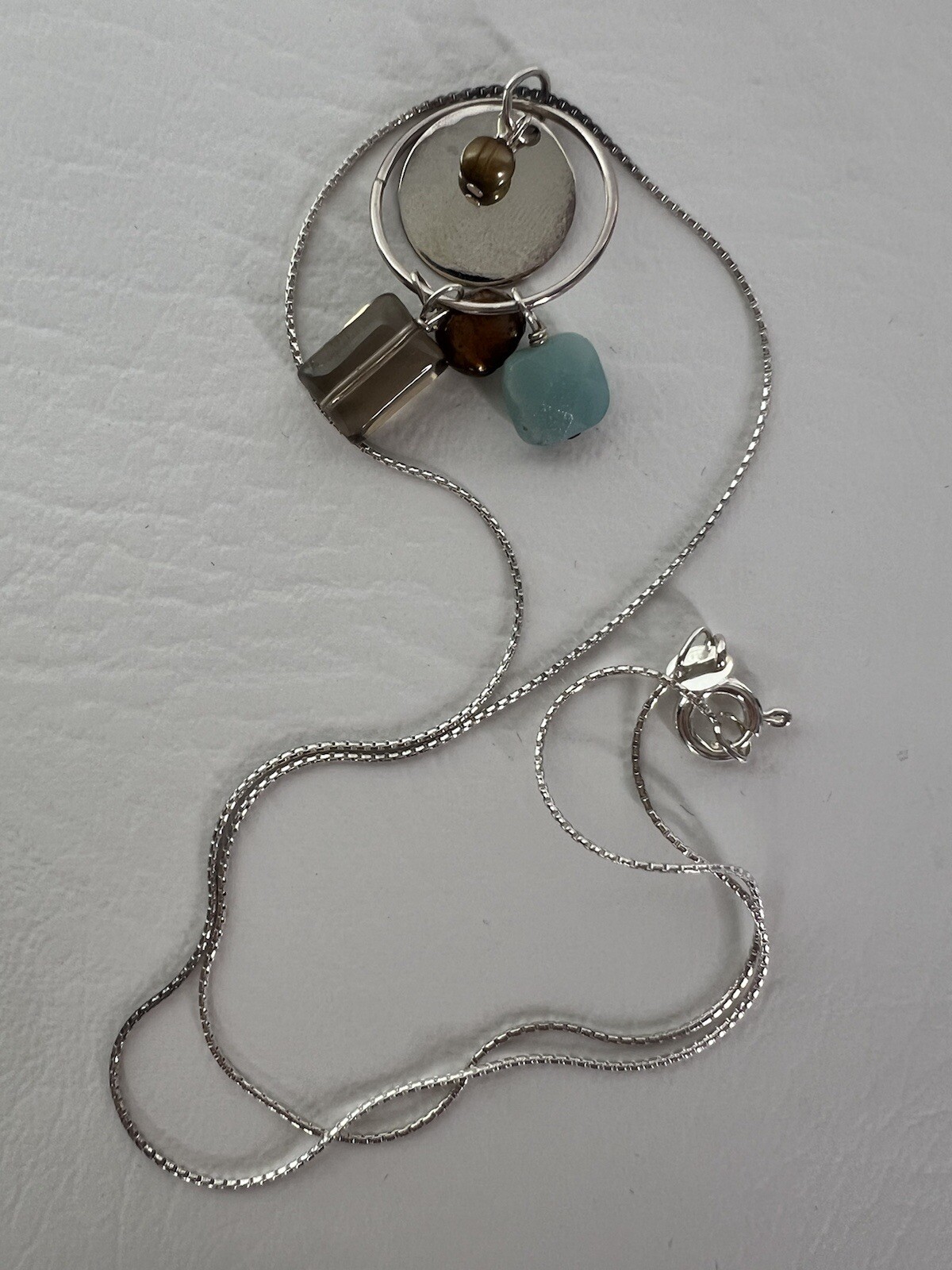 Circular Multicolor Dangle Pendant 925 Sterling S… - image 6