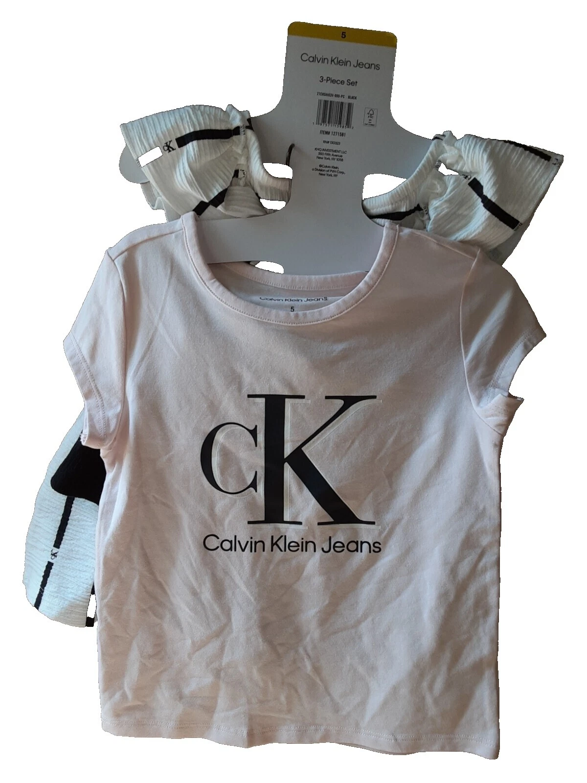 Calvin Klein Cotton Blend 5 Size Outfits & Sets for Girls
