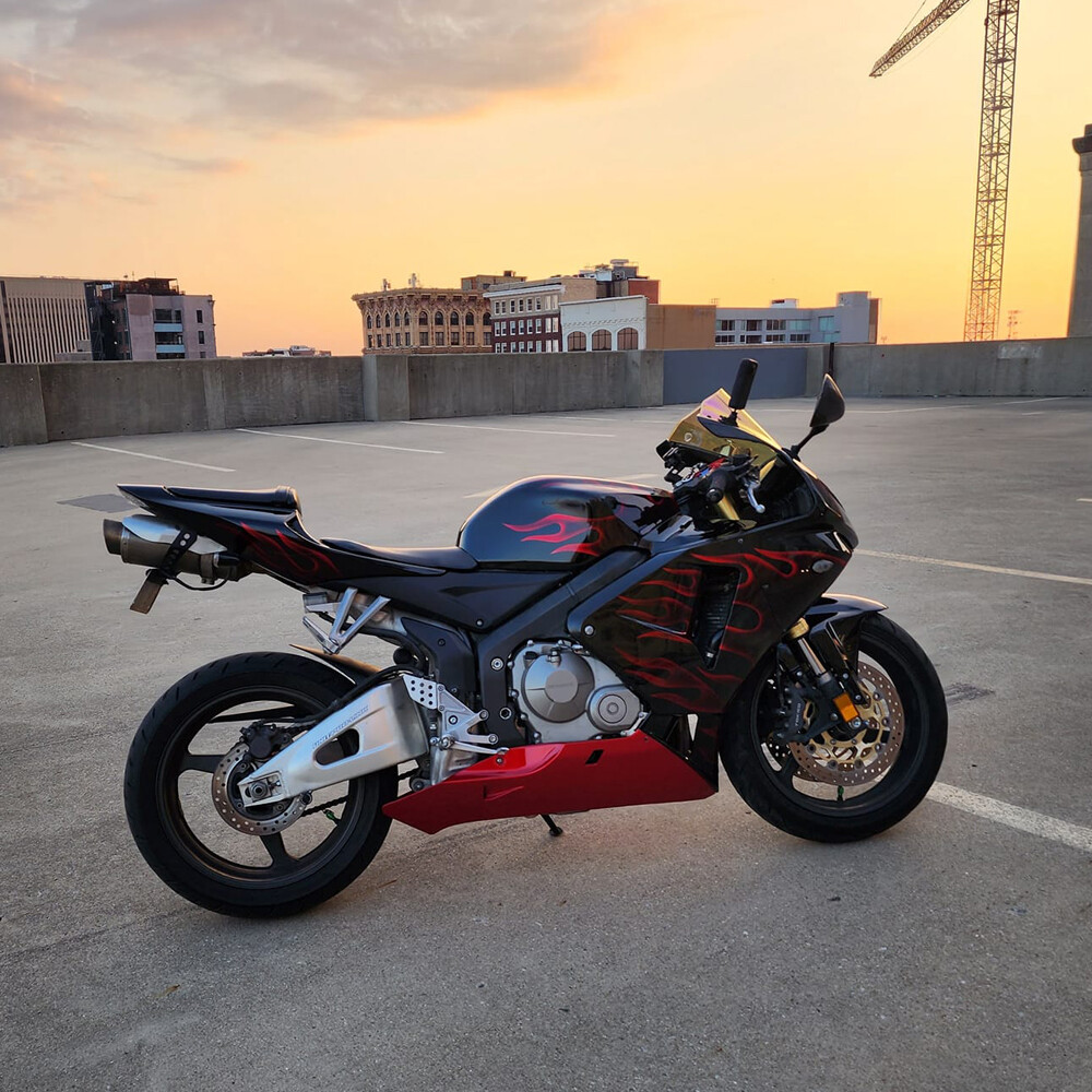 For Honda CBR600RR 2005 2006 Red Black Fairings Kit ABS Injection