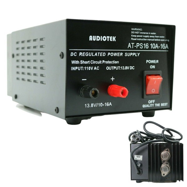 Audiotek ATPS16 16A Mobile DC Power Supply for sale online eBay